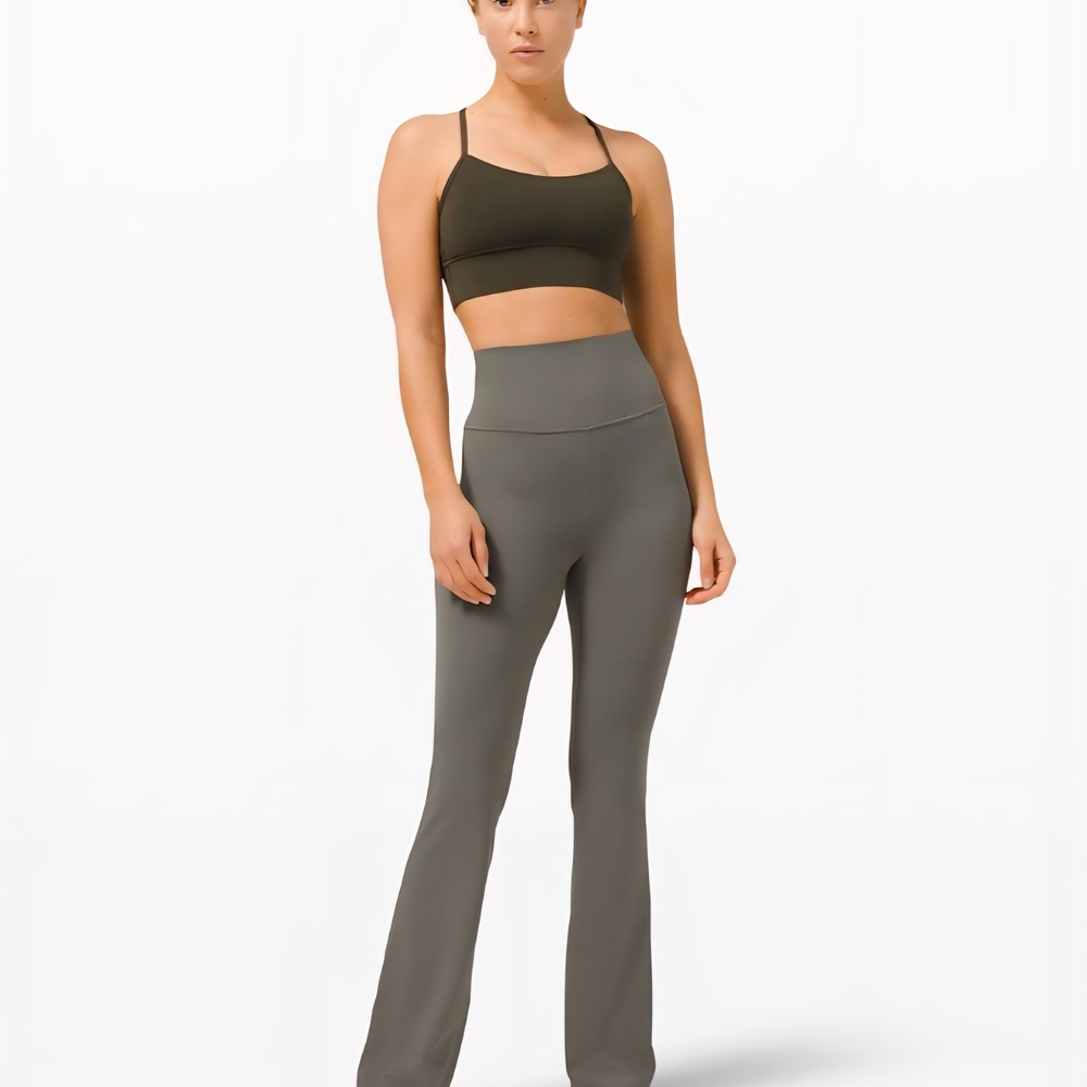 Lululemon Groove Pant Flare Super High-Rise *Nulu GREY SAGE